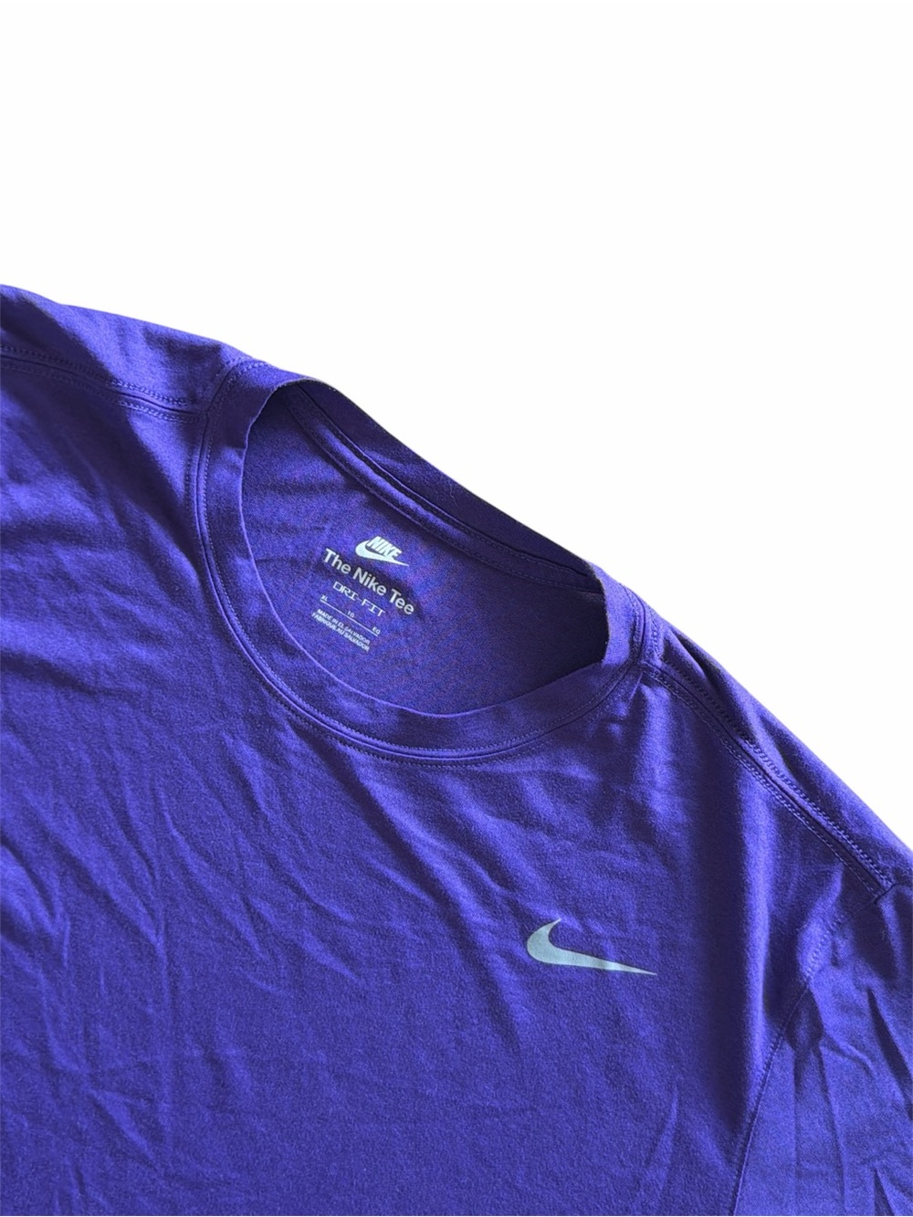 Nike Dri-FIT The Nike Tee Purple Athletic Training Shirt Men’s XL - Picture 2 of 2